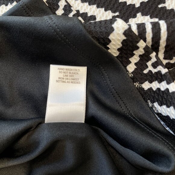 ROZ & ALI BLAZER AZTEC GEOMETRIC SIZE XL 3/4 SLEEVE JACKET CLASSIC ARTSY CAREER - Picture 7 of 9